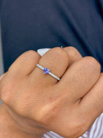 Tanzanite Diamond Ring