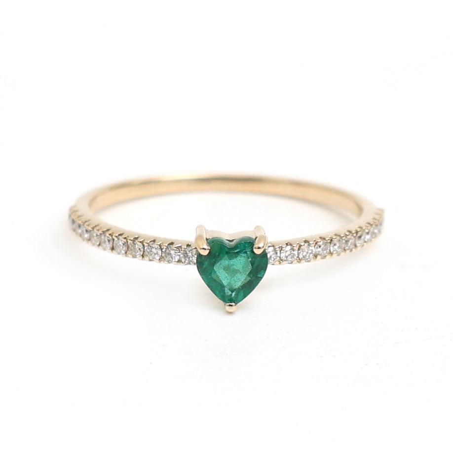 Emerald Diamond Ring