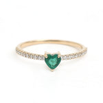 Emerald Diamond Ring