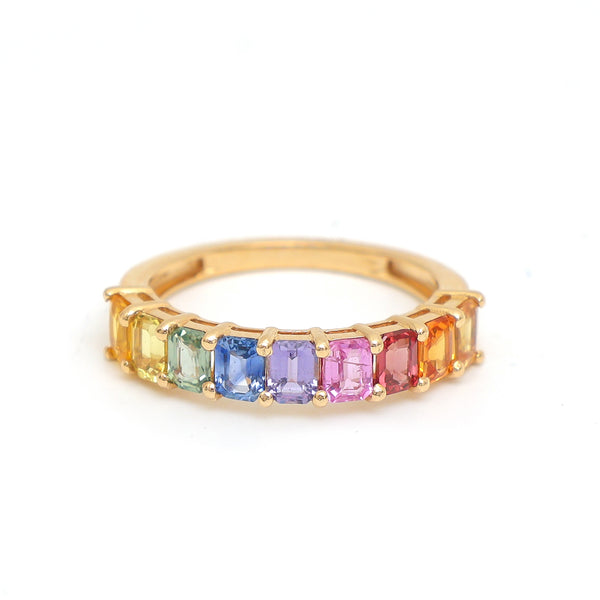 Rainbow Sapphire Ring