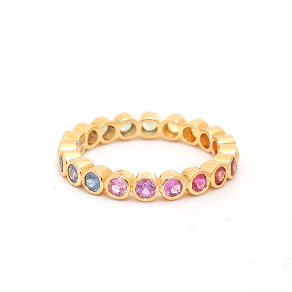 Rainbow Sapphire Ring