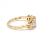 Diamond A Letter Ring