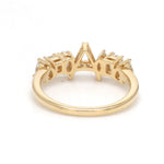 Diamond A Letter Ring