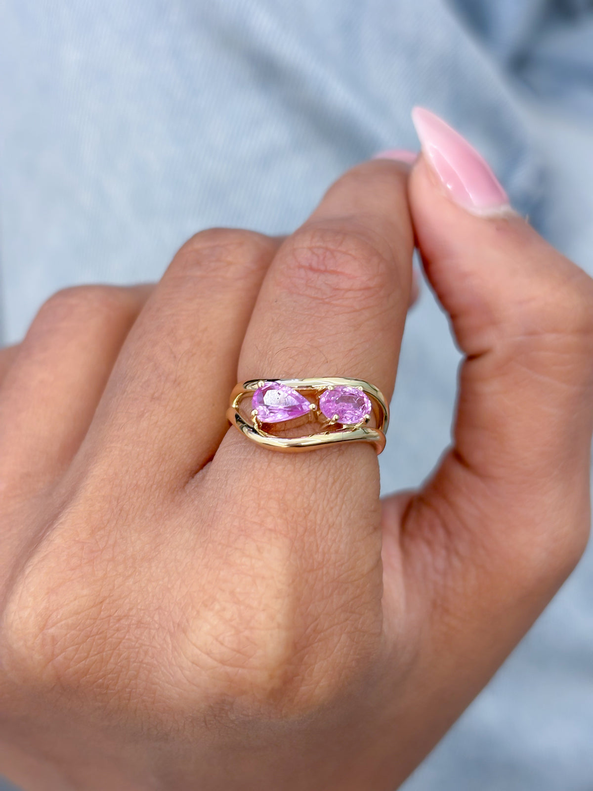 Pink Sapphire Ring