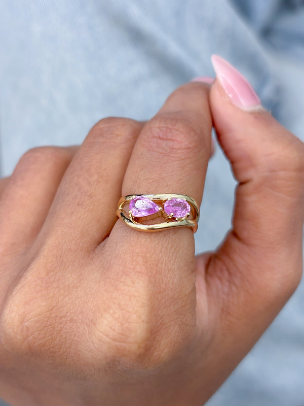 Pink Sapphire Ring