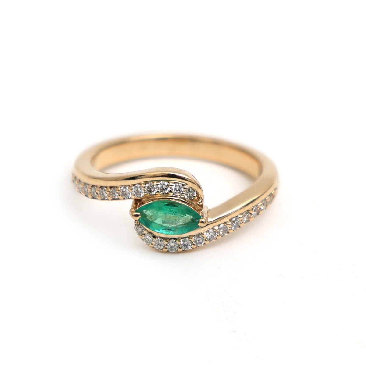 Emerald Diamond Ring