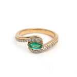 Emerald Diamond Ring