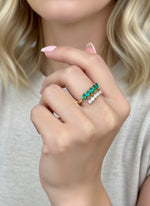 Emerald Diamond Ring