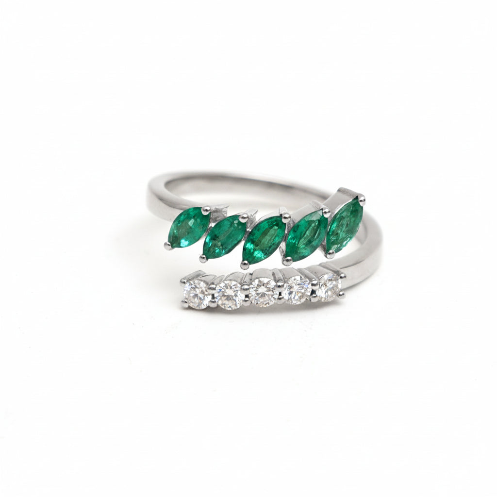 Emerald Diamond Ring