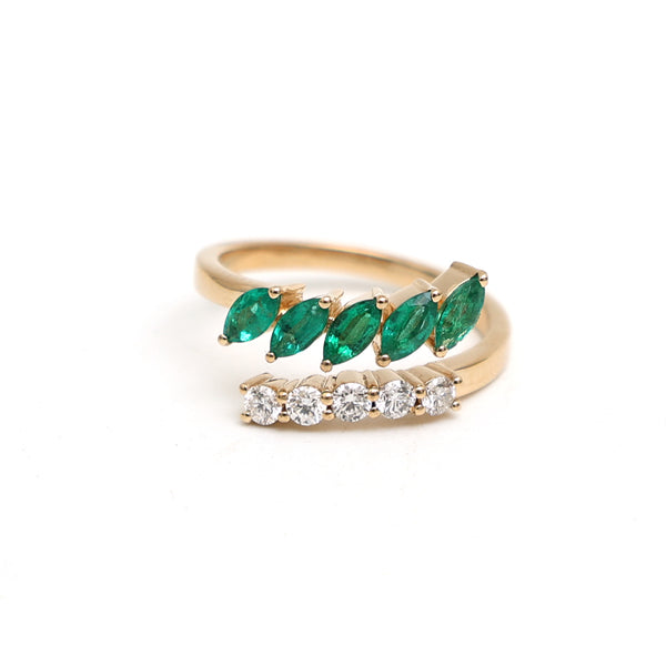 Emerald Diamond Ring
