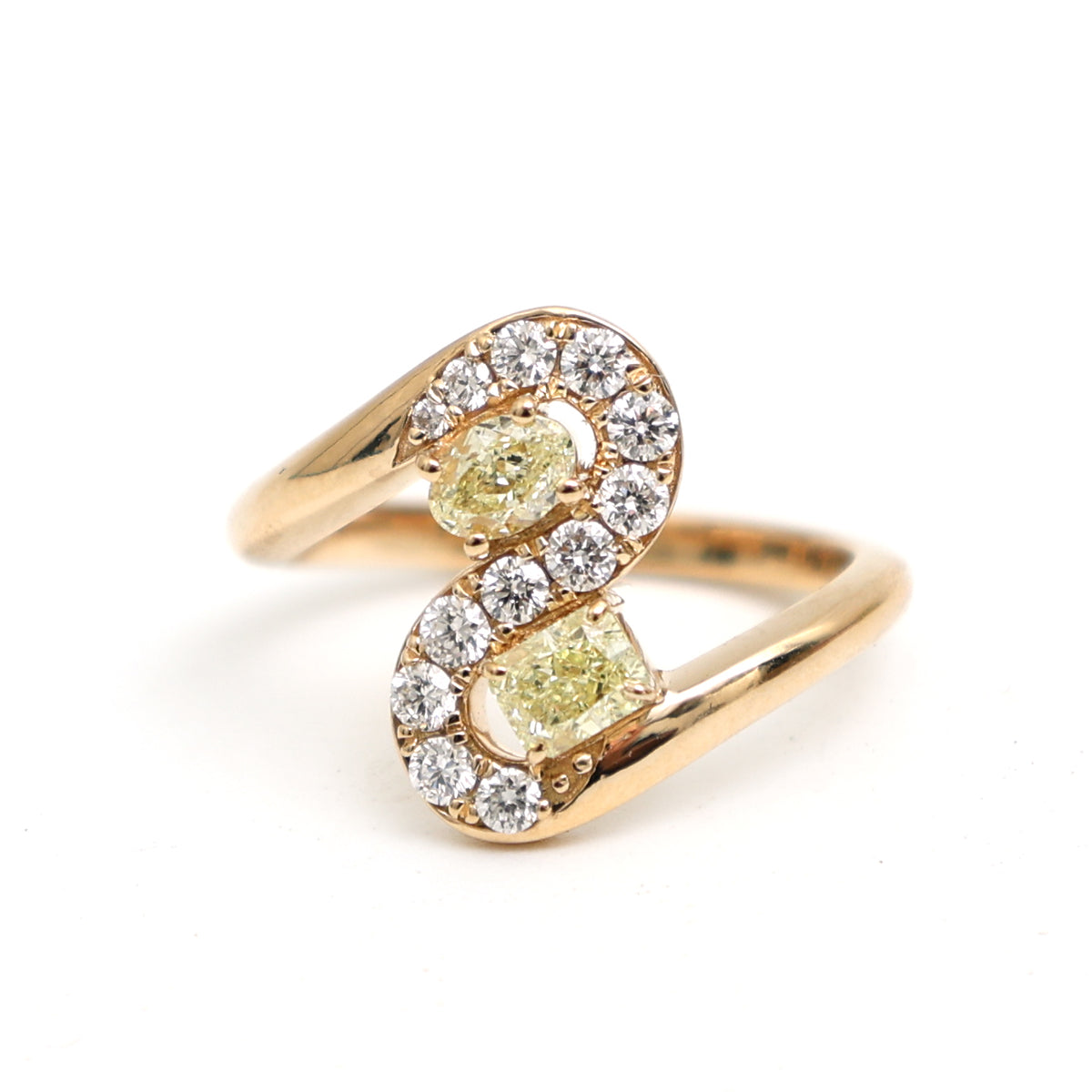 Yellow Diamond Diamond Ring