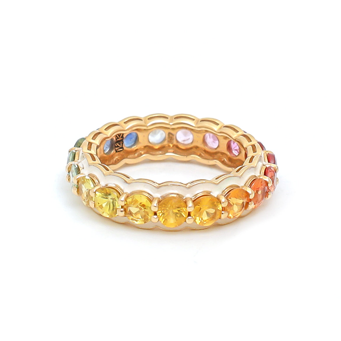 Rainbow Sapphire Ring