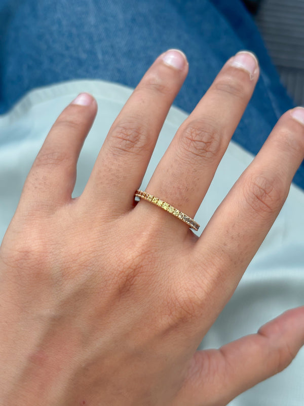 Rainbow Sapphire Ring