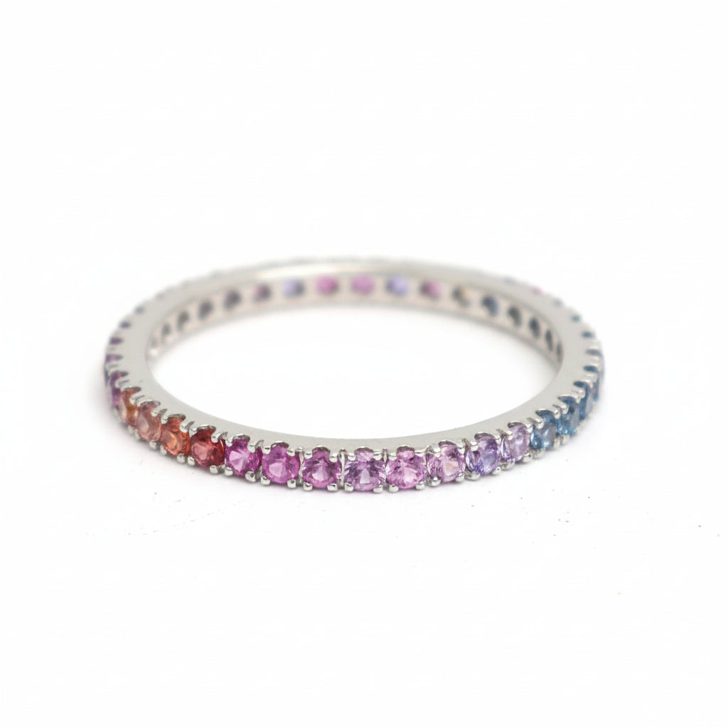 Rainbow Sapphire Ring