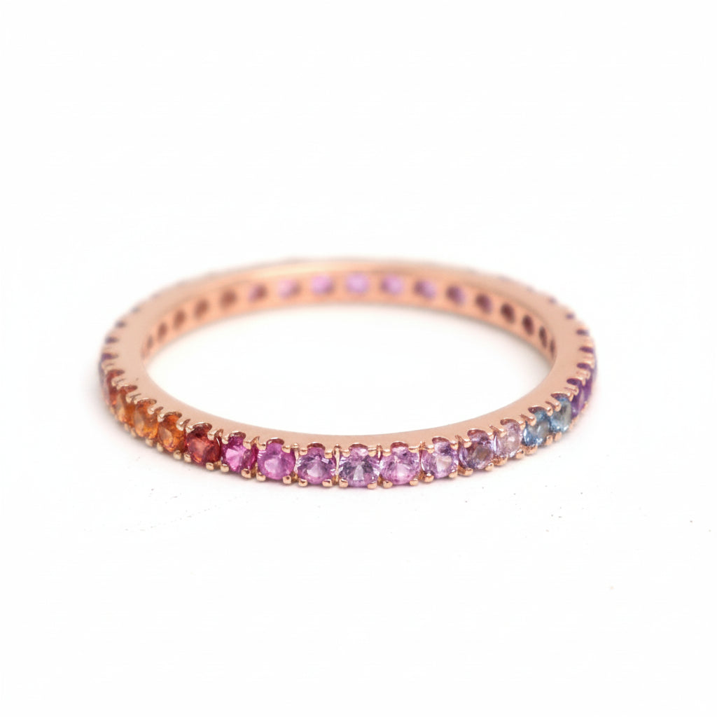 Rainbow Sapphire Ring