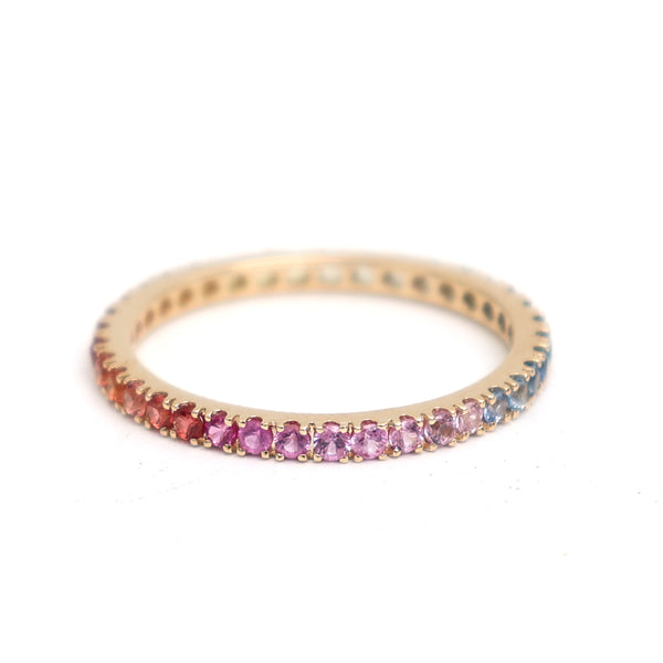 Rainbow Sapphire Ring