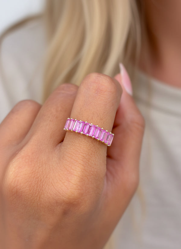 Pink Sapphire Ring
