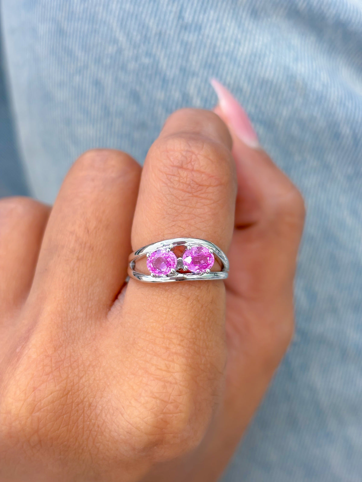 Pink Sapphire Ring