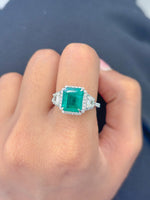 Emerald Diamond Ring