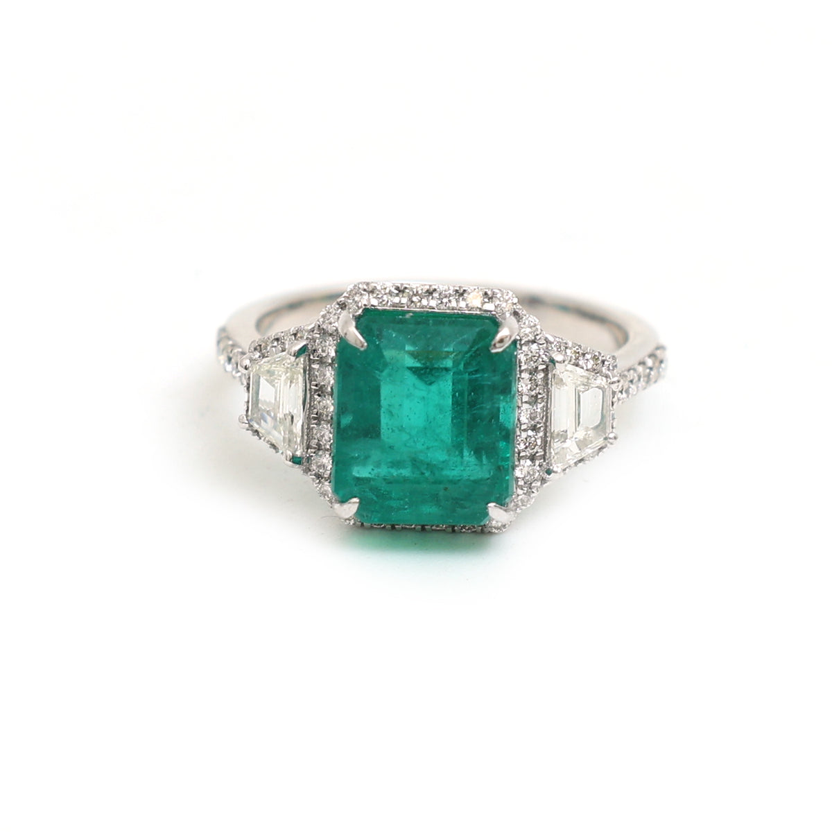Emerald Diamond Ring