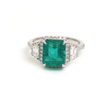 Emerald Diamond Ring