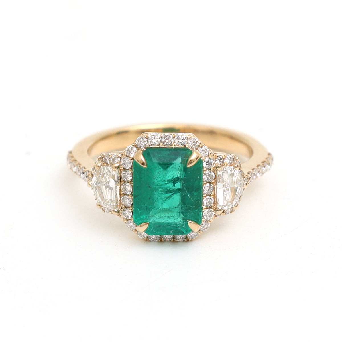 Emerald Diamond Ring