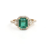 Emerald Diamond Ring