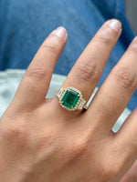 Emerald Diamond Ring