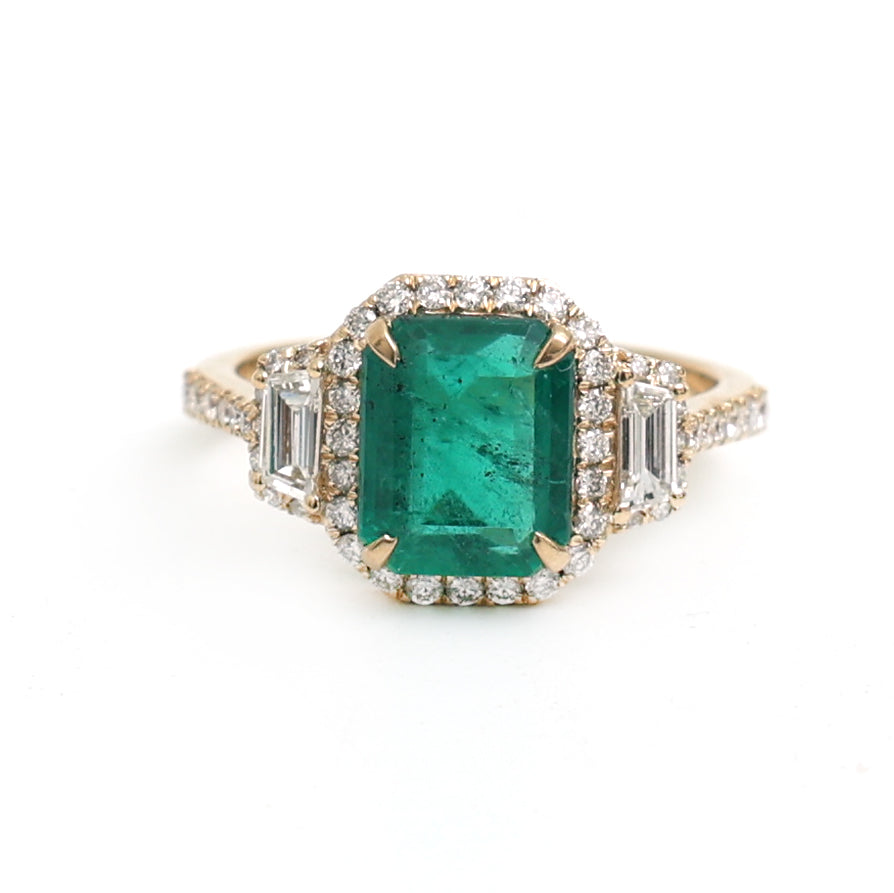 Emerald Diamond Ring