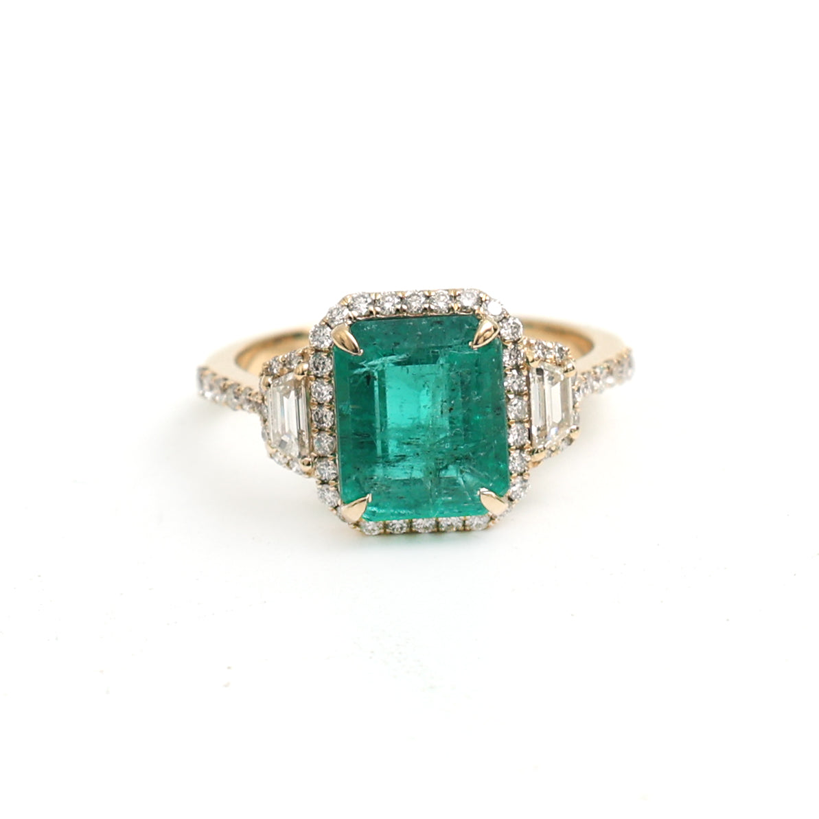 Emerald Diamond Ring
