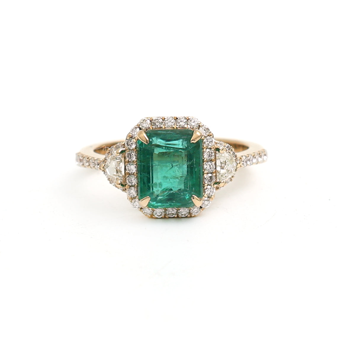 Emerald Diamond Ring