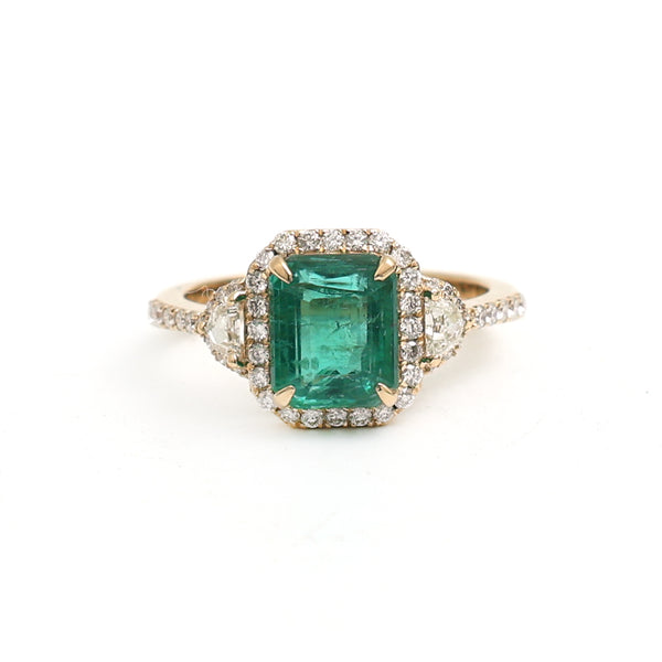 Emerald Diamond Ring