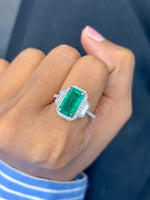 Emerald Diamond Ring