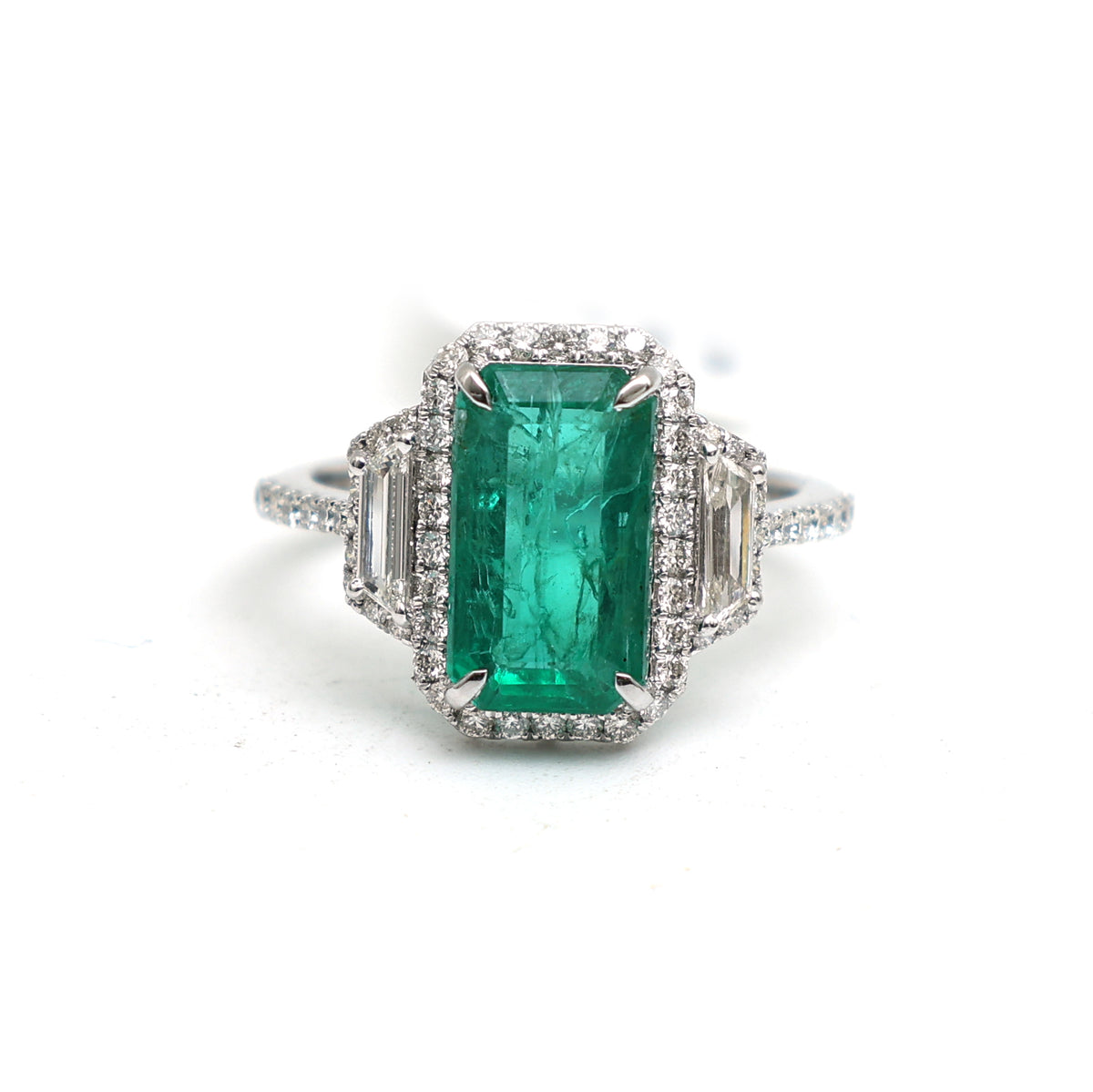 Emerald Diamond Ring