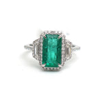 Emerald Diamond Ring