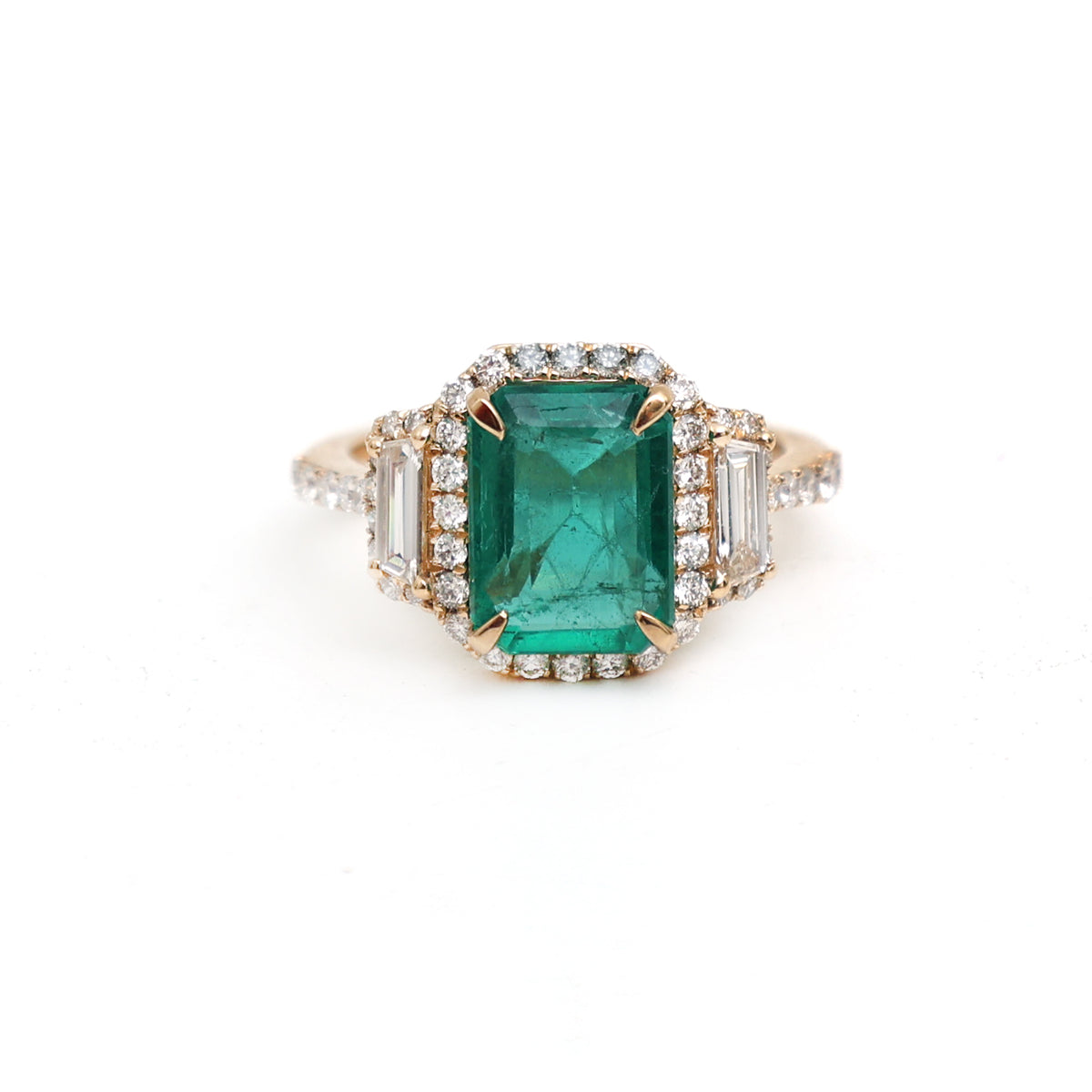 Emerald Diamond Ring