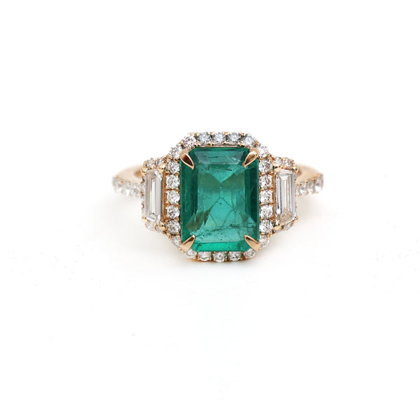 Emerald Diamond Ring