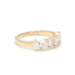 Lab Grown Diamond Mix Shape Half Ring