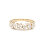 Lab Grown Diamond Mix Shape Half Ring