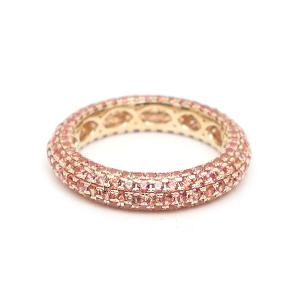 Orange Sapphire Ring