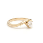 Lab Grown Diamond Heart Wave Ring