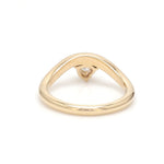 Lab Grown Diamond Heart Wave Ring