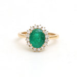Emerald Diamond Ring