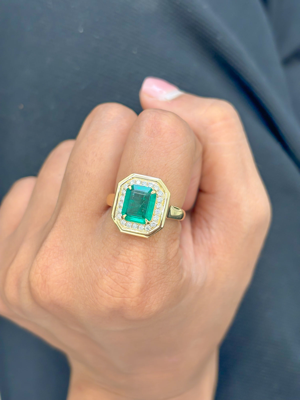 Emerald Diamond Ring