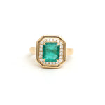 Emerald Diamond Ring