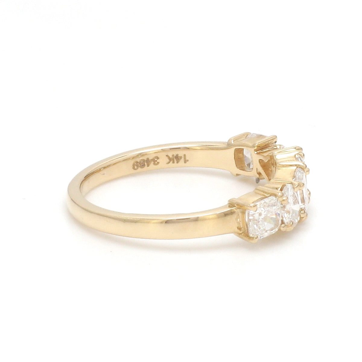 Lab Grown Diamond Mix Shape Half Ring