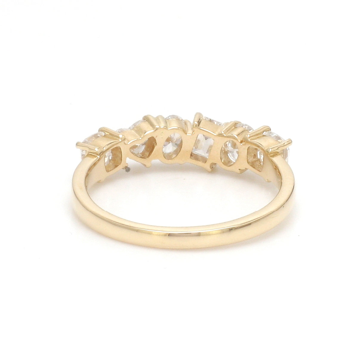 Lab Grown Diamond Mix Shape Half Ring