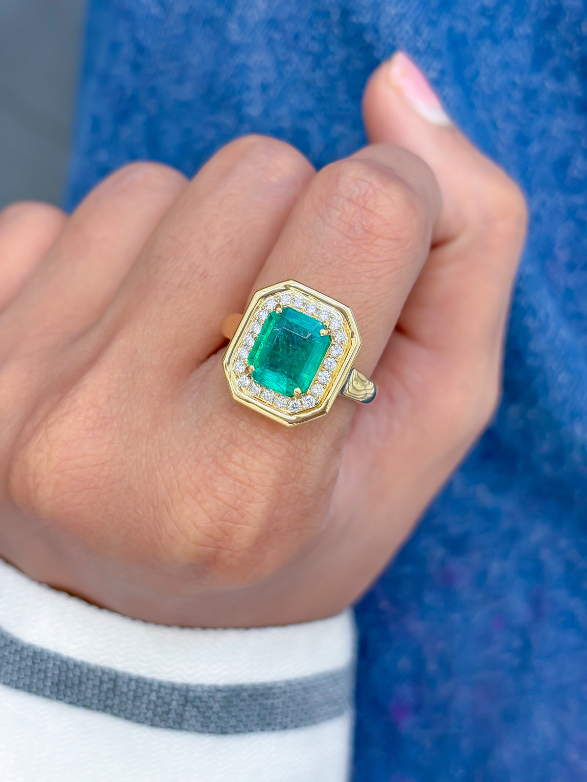 Emerald Diamond Ring