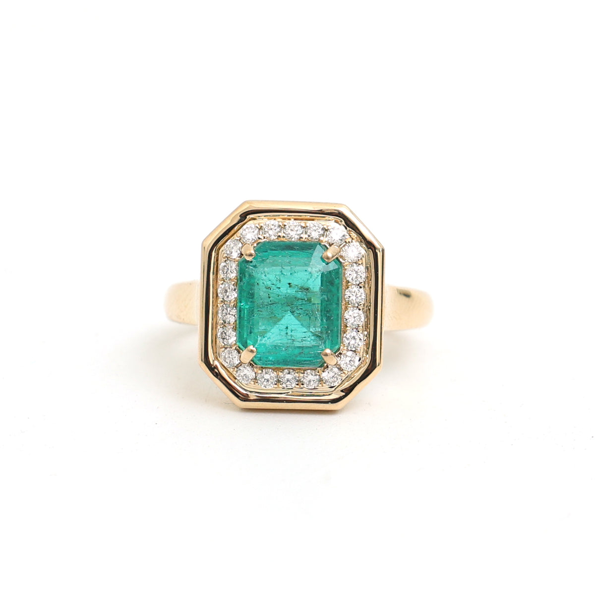 Emerald Diamond Ring