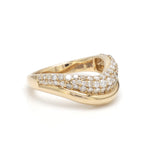 Lab Grown Diamond Round Wave Ring